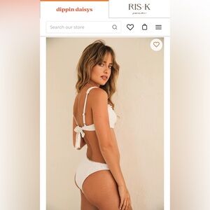 Dippin Daisys White Bikini
